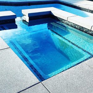 Porcelain swimming pool tiles