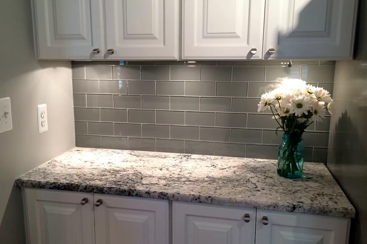 New kitchen backsplash options images with small tiles