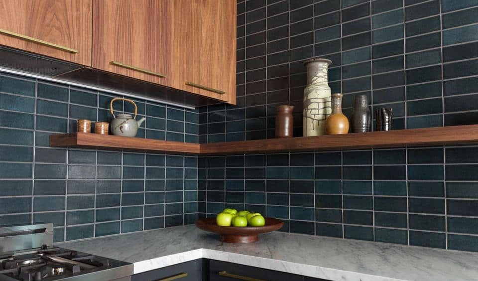  Introducing dark-blue kitchen backsplash + the best purchase price 