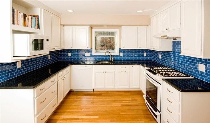  royal blue kitchen backsplash | Buy at a cheap price 