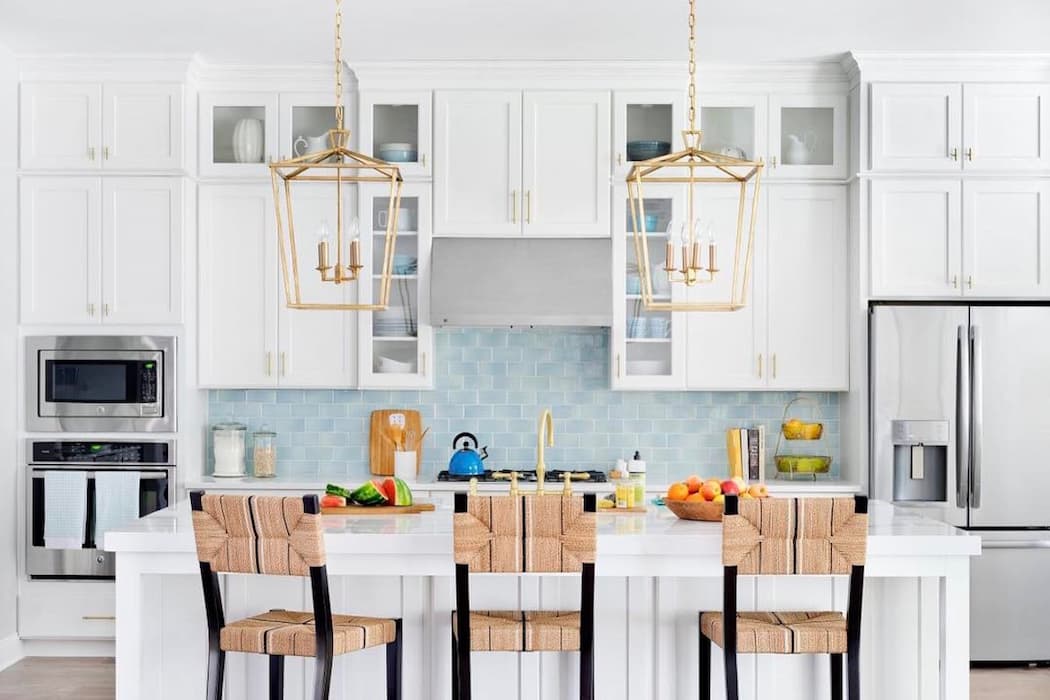  Buy blue-white kitchen backsplash + best price 