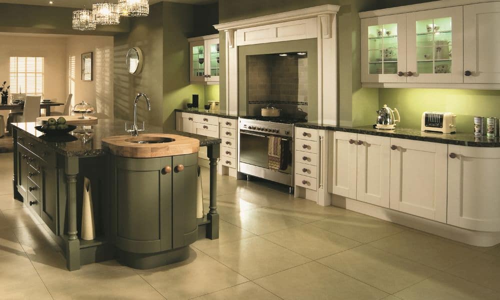 Sage green kitchen tile | Buy at a cheap price